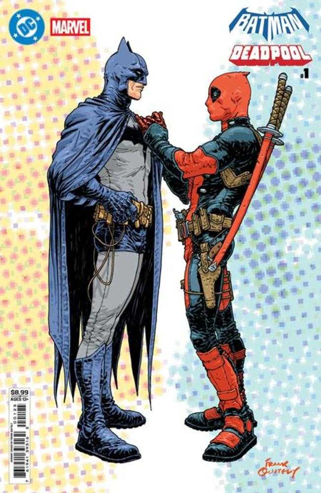 DC Marvel Batman Deadpool #1 Cover N Frank Quitely Batman Deadpool