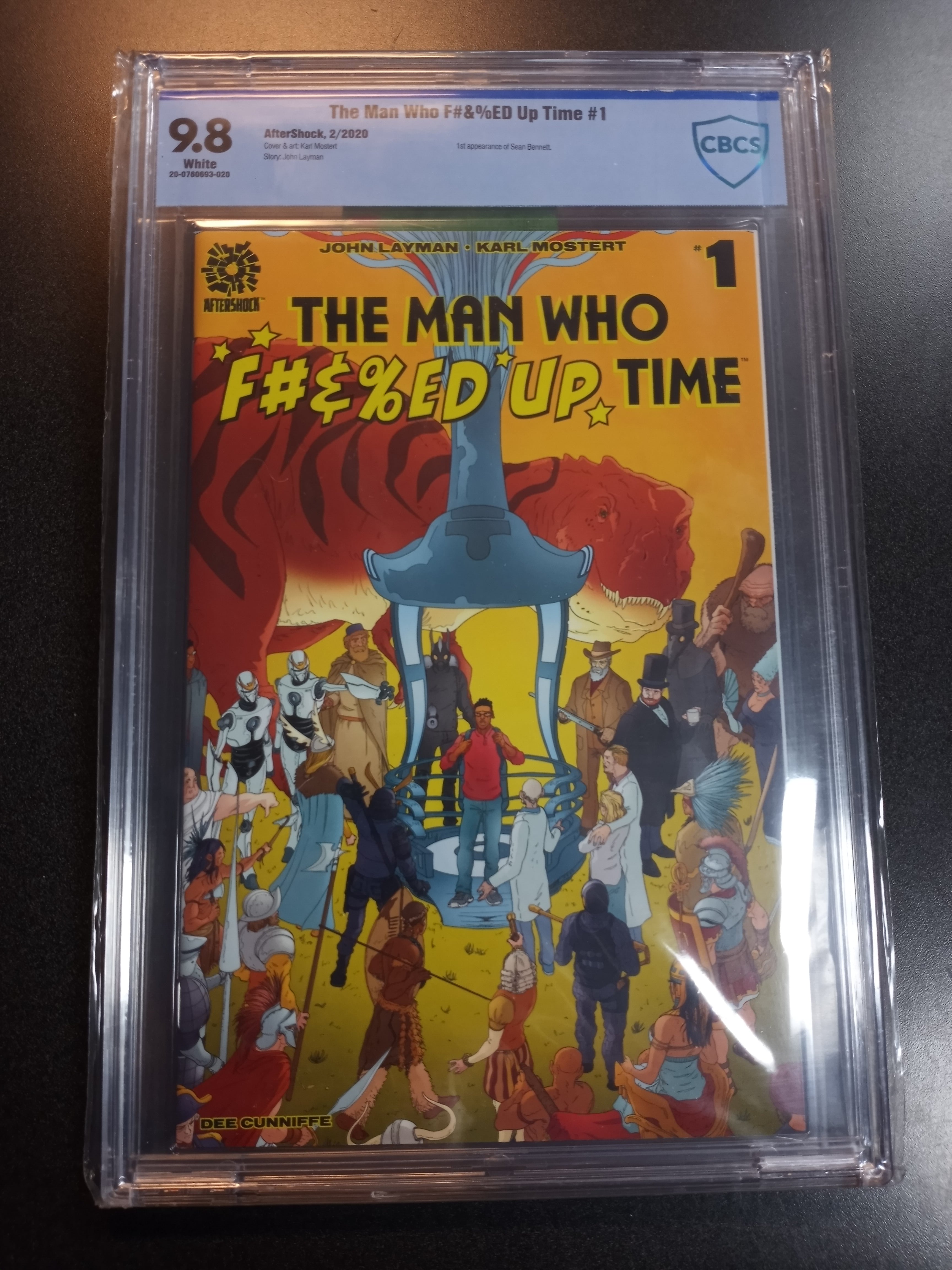 The Man Who F#&%ED Up Time #1 CBCS 9.8 – Planet Comics Greenville