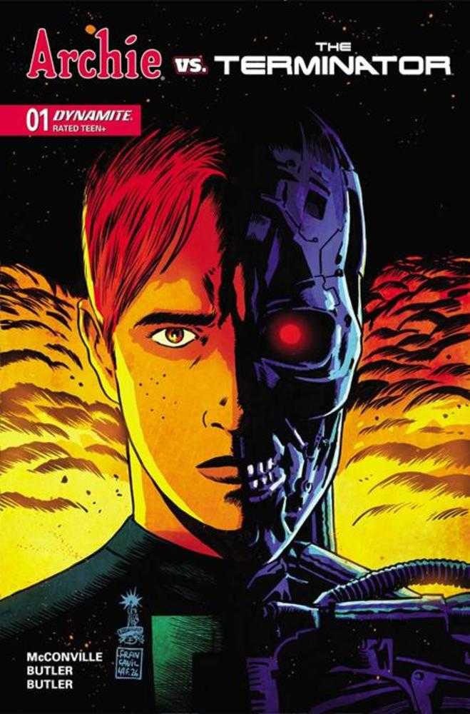 Archie vs. The Terminator #1 cover, featured in Planet Comics' October 14 new-comics guide