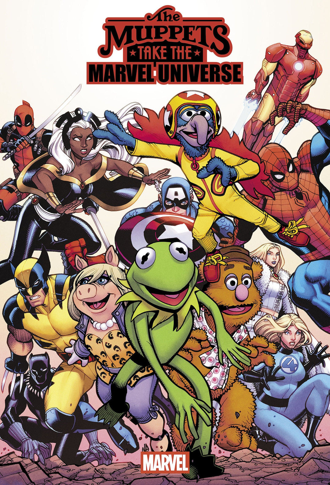 Cover of The Muppets Take the Marvel Universe #1