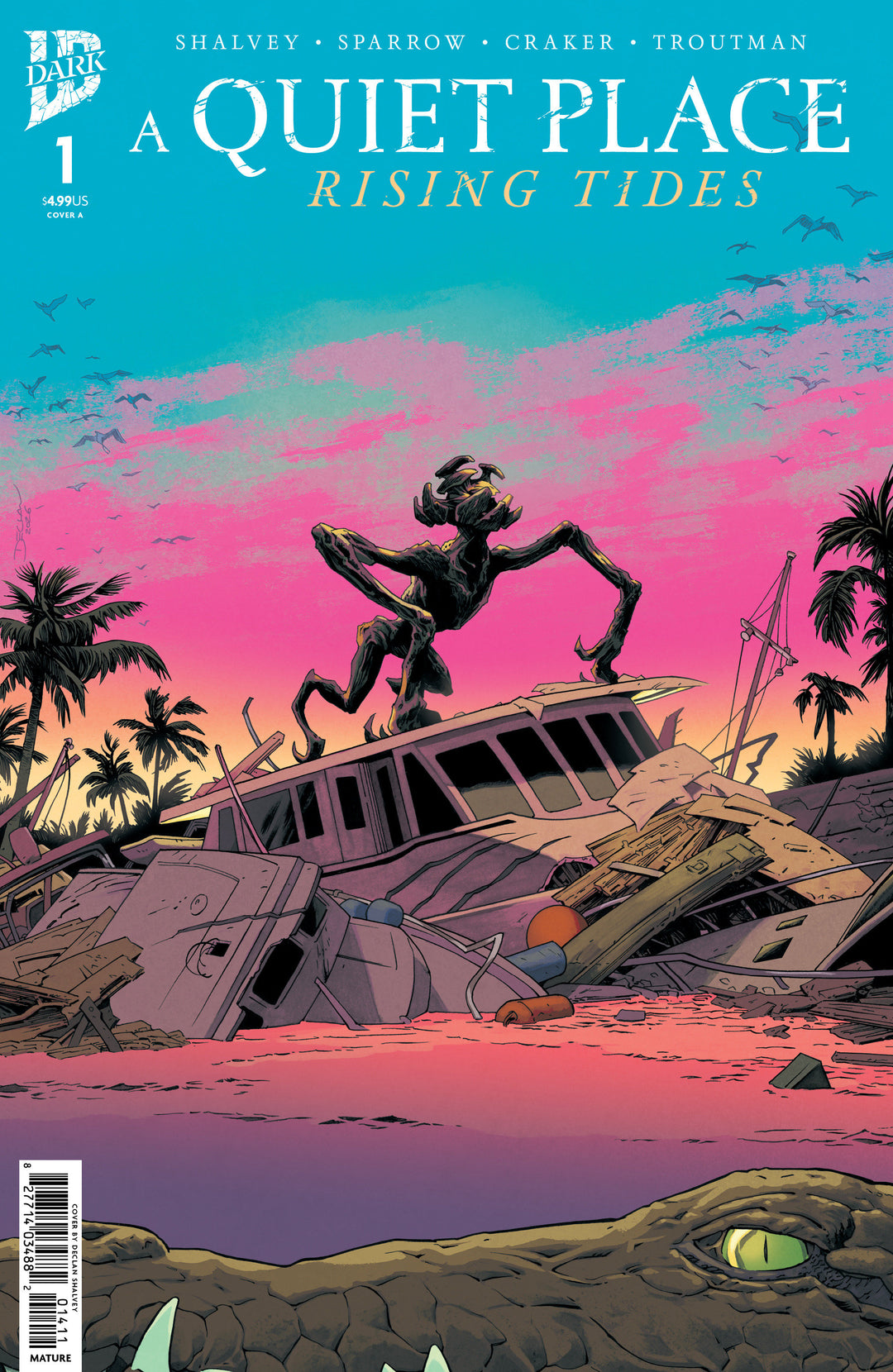 A Quiet Place: Rising Tides #1 cover, featured in Planet Comics' October 11 FOC picks