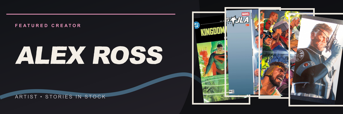 Featured creator Alex Ross at Planet Comics