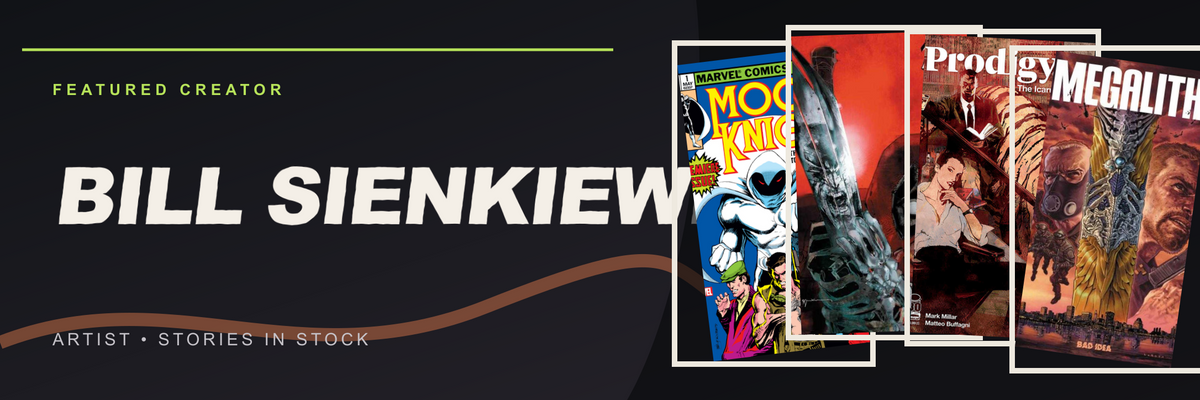 Featured creator Bill Sienkiewicz at Planet Comics