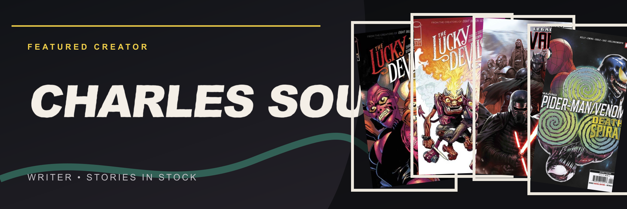 Featured creator Charles Soule at Planet Comics