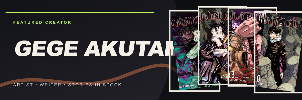 Featured creator Gege Akutami at Planet Comics