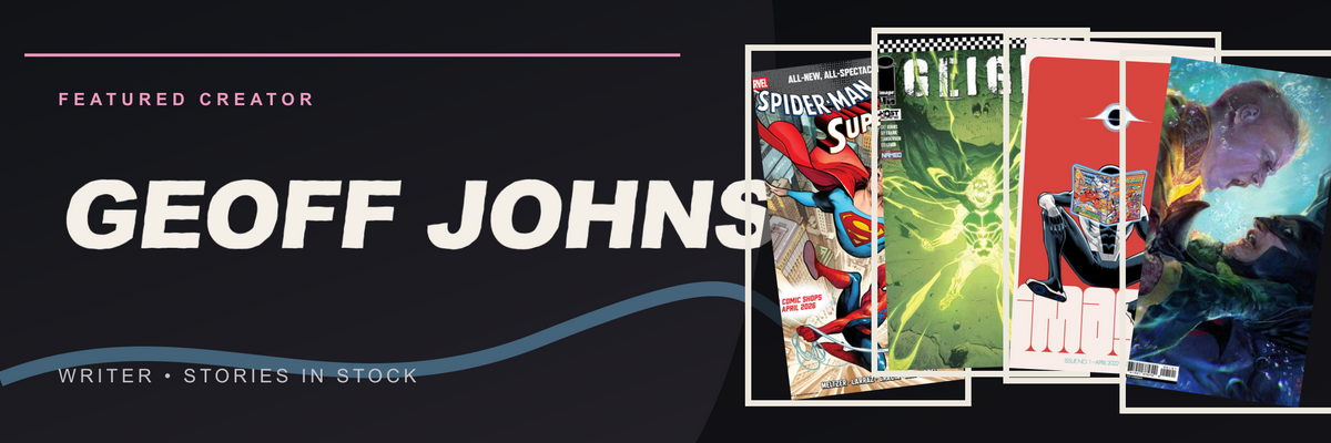 Featured creator Geoff Johns at Planet Comics