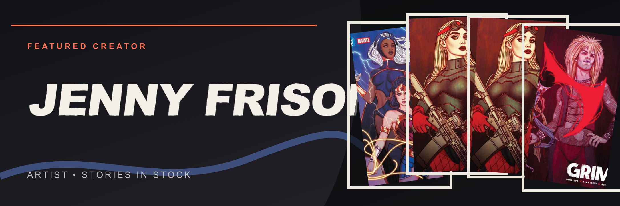 Featured creator Jenny Frison at Planet Comics
