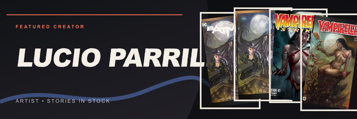 Featured creator Lucio Parrillo at Planet Comics