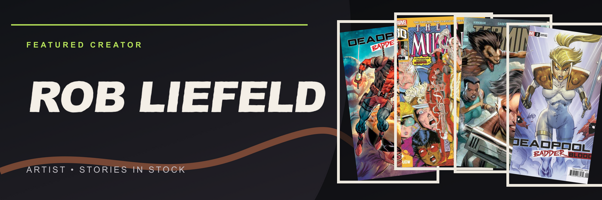 Featured creator Rob Liefeld at Planet Comics