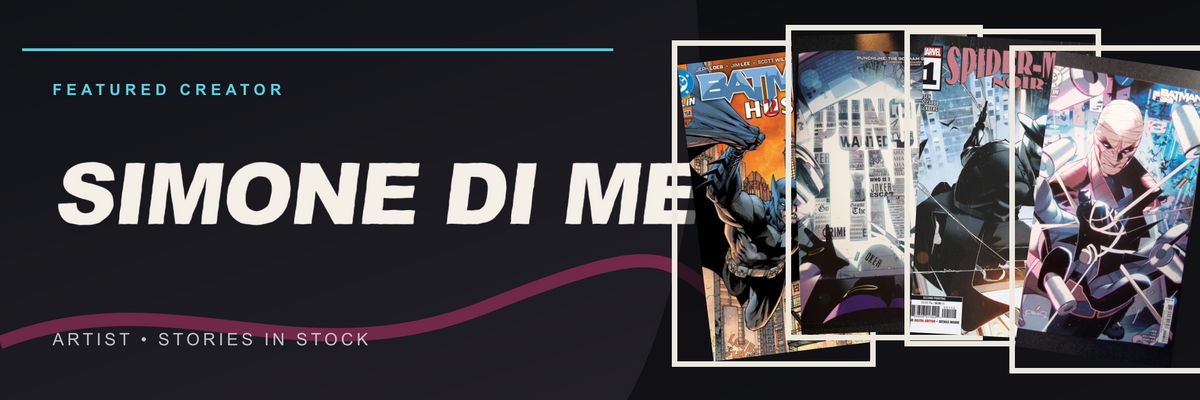 Featured creator Simone Di Meo at Planet Comics