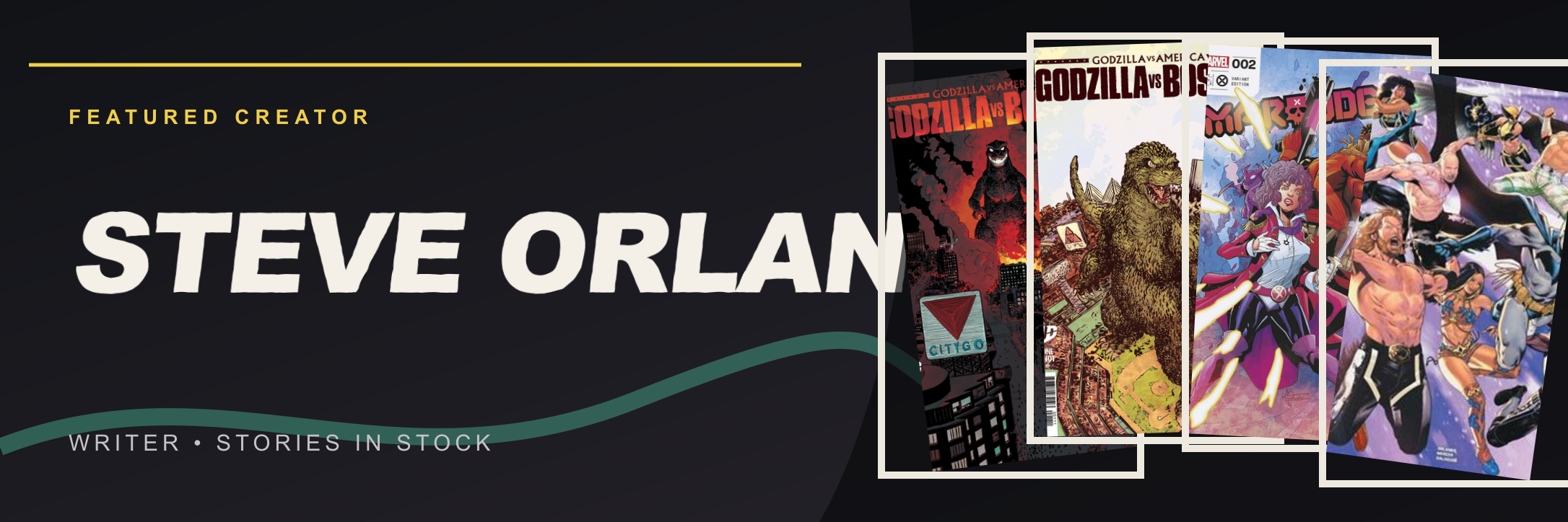 Featured creator Steve Orlando at Planet Comics
