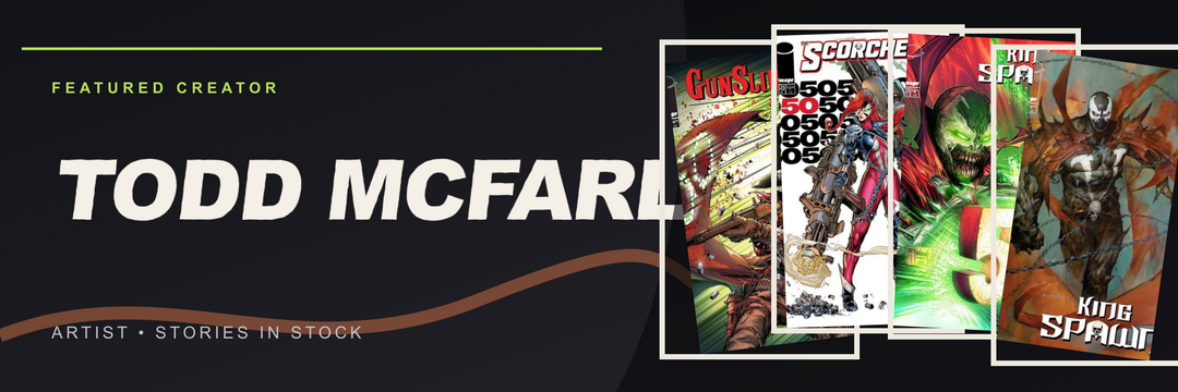 Featured creator Todd McFarlane at Planet Comics