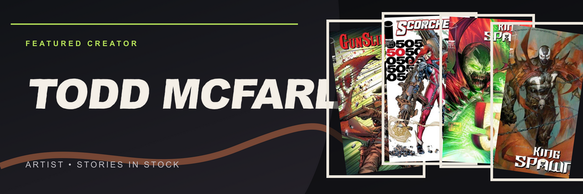 Featured creator Todd McFarlane at Planet Comics