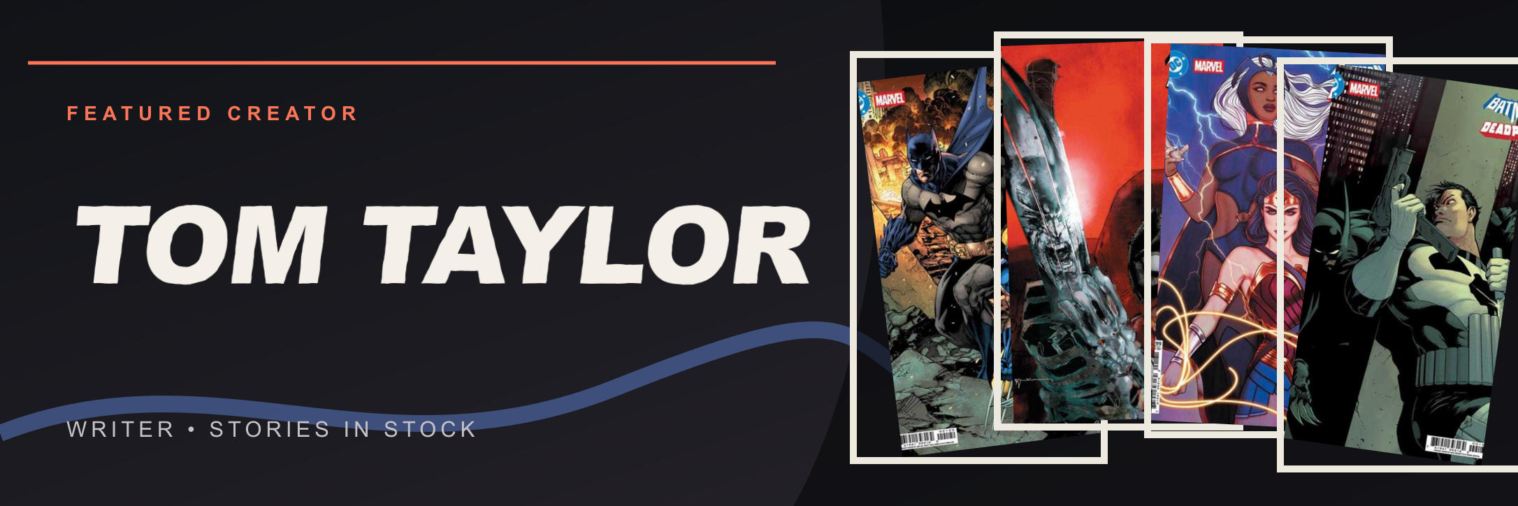 Featured creator Tom Taylor at Planet Comics