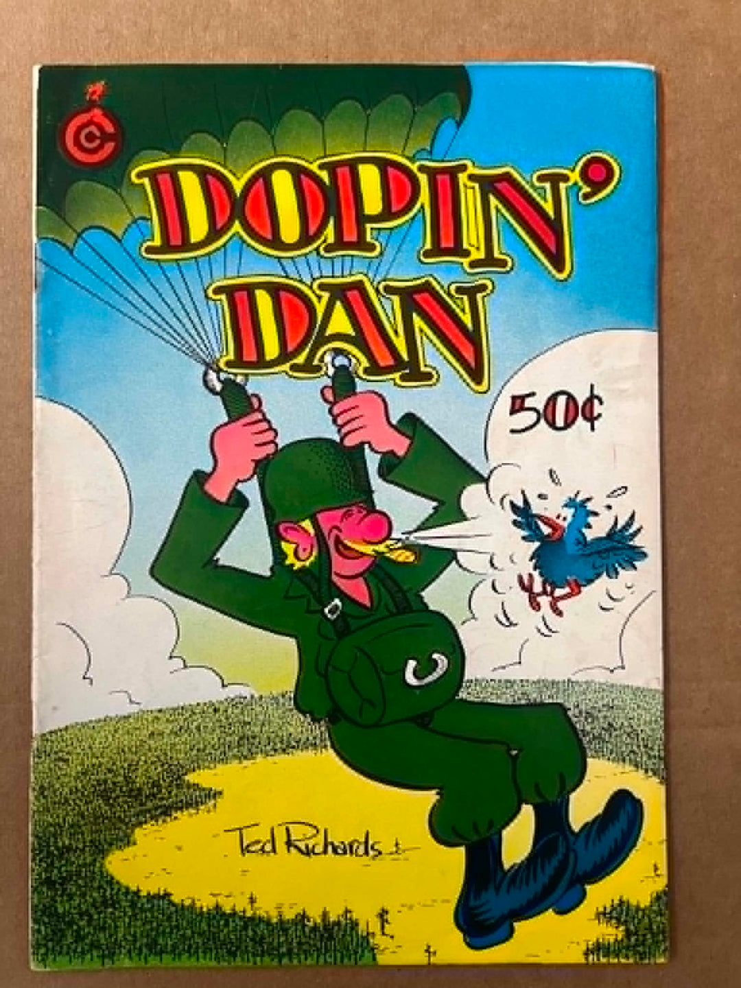 Last Gasp Eco Funnies Comic "Dopin' Dan" by Ted Richards 1973