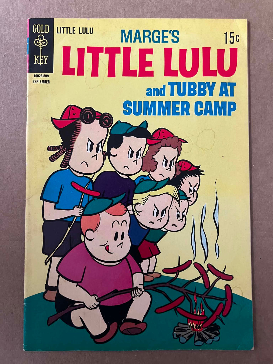 Gold Key Comics Marge's Little Lulu & Tubby #189 At Summer Camp (1968)