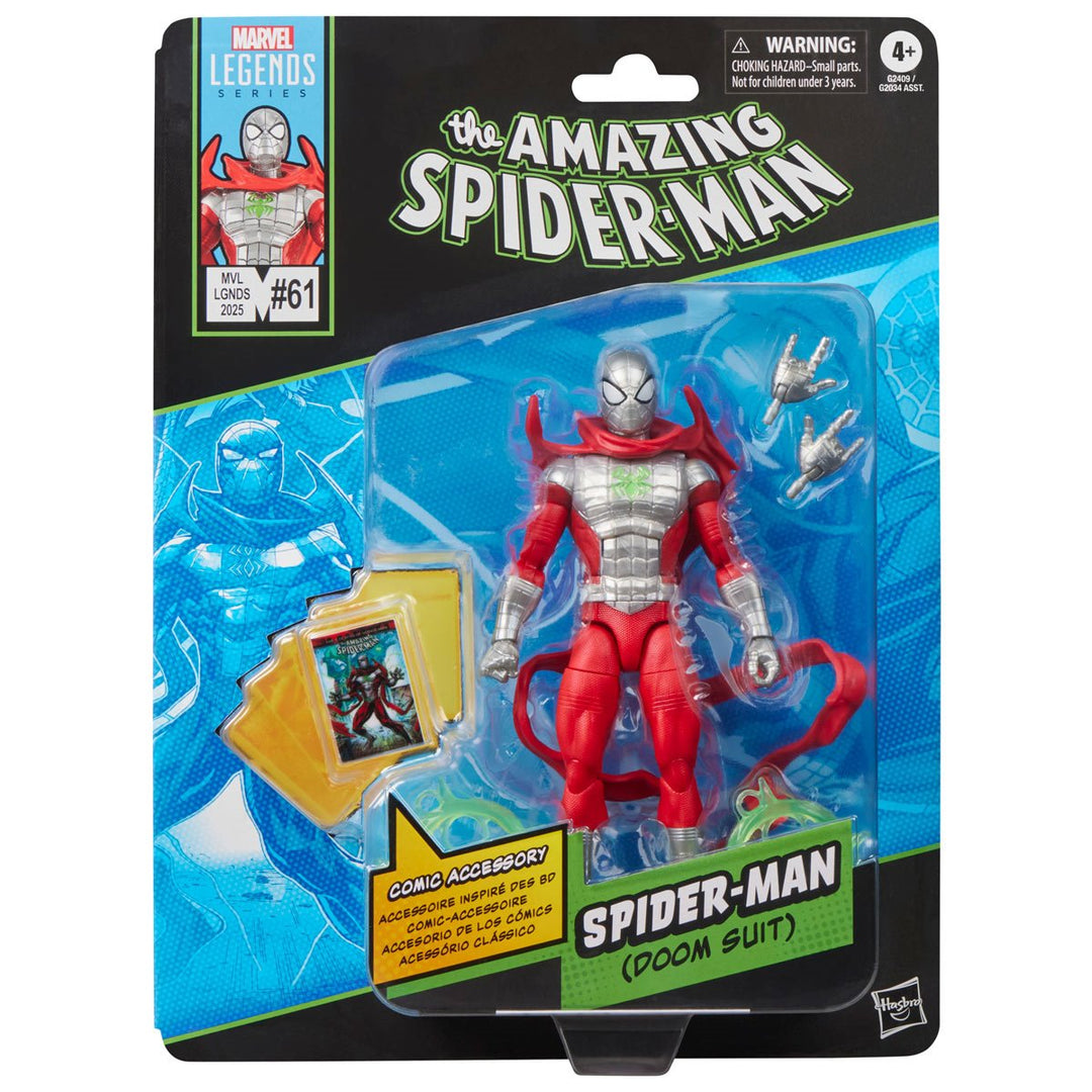 Marvel Legends Series Comics-Inspired Spider-Man (Doom Suit) 6-Inch Action Figure