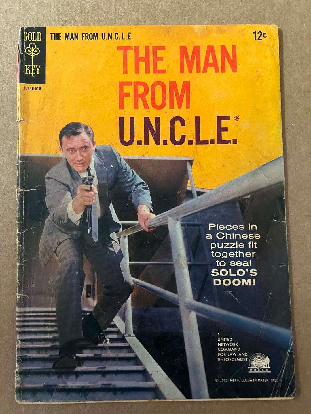 Gold Key Man From U.N.C.L.E. # 2 Silver Age 1965