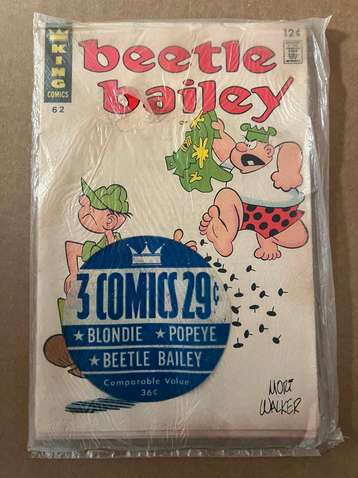 3-Pack King Comics: Popeye The Sailor #89/Blondie/Beetle Baily #62 Sealed