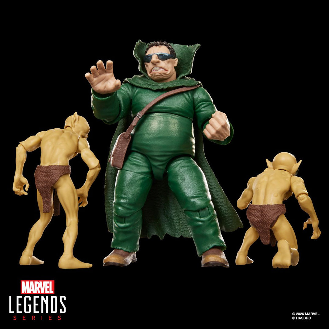 Fantastic Four Marvel Legends Series Mole Man & Moloids 6-Inch Action Figures