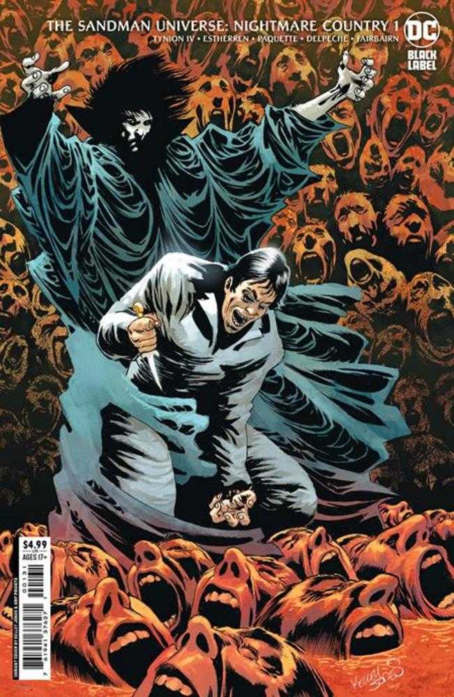 Sandman Universe Nightmare Country #1 Cover C 1 in 25 Kelley Jones Card Stock Variant (Mature)