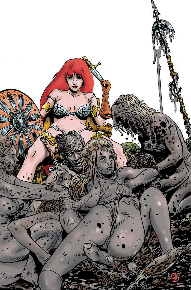 Invincible Red Sonja #8 Cover U 10 Copy Foc Variant Edition Broxton Risqu
