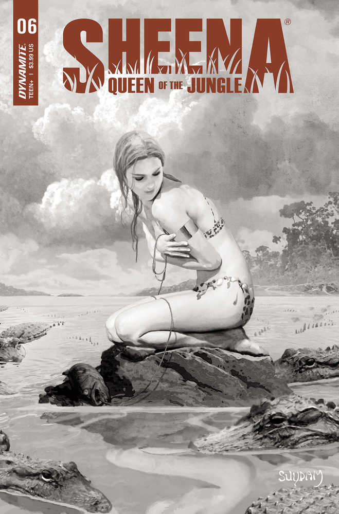 Sheena Queen Jungle #6 Cover I 30 Copy Variant Edition Suydam Black & White