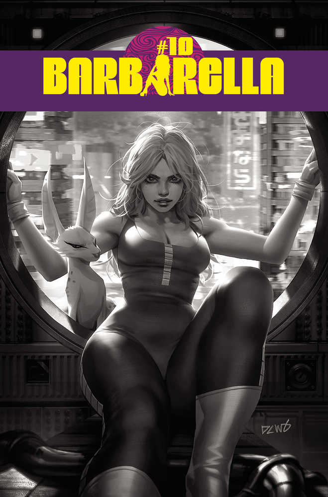 Barbarella #10 Cover I 25 Copy Variant Edition Chew Black & White