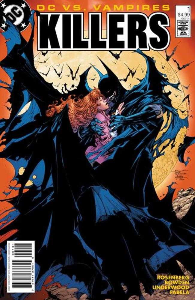 DC vs Vampires Killers #1 (One Shot) Cover B Brett Booth & Jonathan Glapion Card Stock Variant