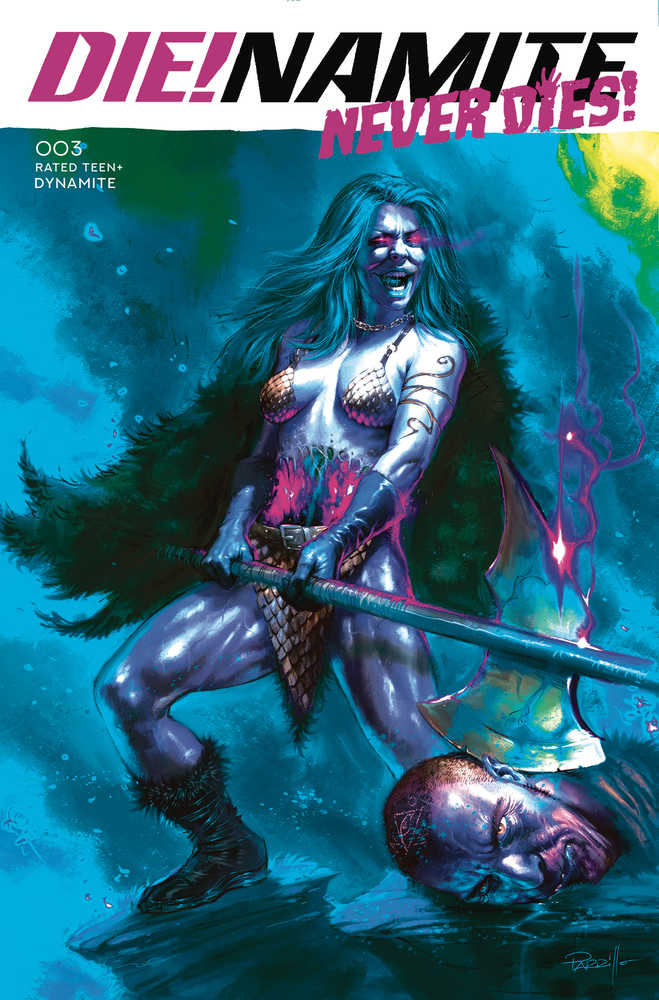 Die!Namite Never Dies #3 Cover L Foc Parrillo Ultraviolet