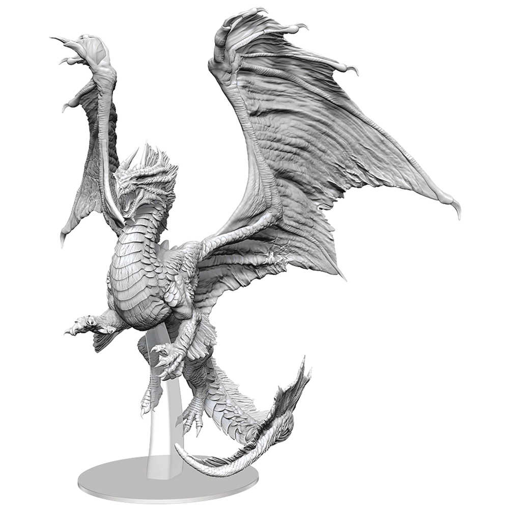 Dungeons & Dragons  Nolzurs Unpainted Mini Adult Bronze Dragon
