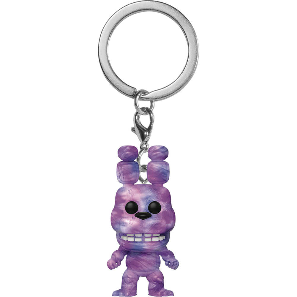 Pocket Pop Five Nights At Freddys Tiedye Bonnie Keychain