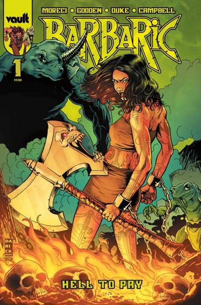 Barbaric Hell To Pay #1 Cover F 1 in 100 Darick Robertson Variant