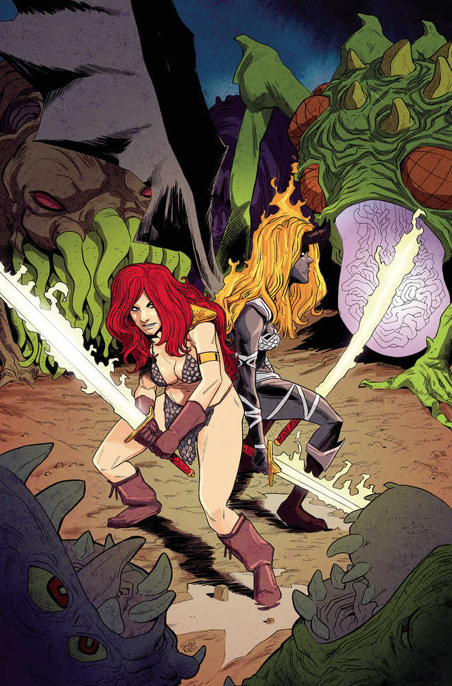 Red Sonja Hell Sonja #4 Cover H 15 Copy Variant Edition Moss Virgin