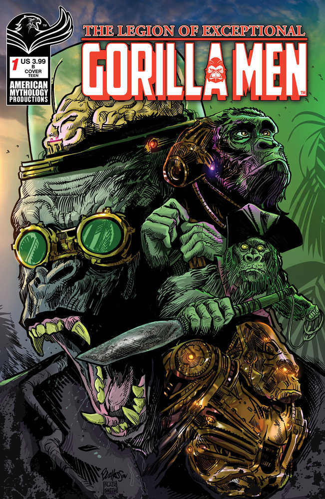 Legion Of Exceptional Gorilla Men #1 Cover B Hasson