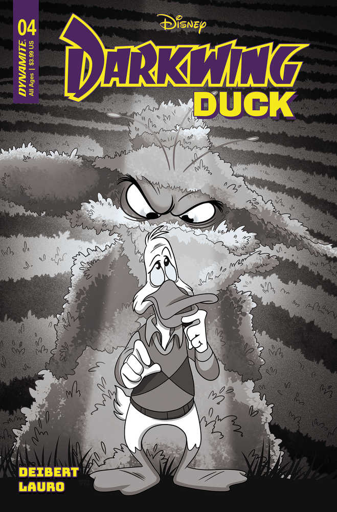 Darkwing Duck #4 Cover X 10 Copy Foc Variant Edition Forstner Black & White