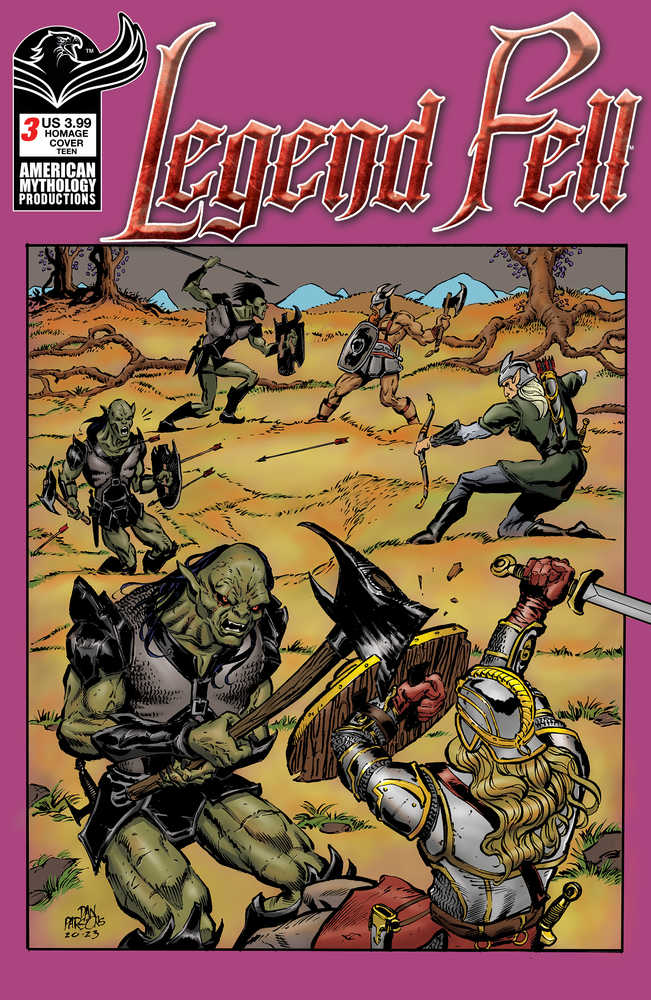 Legend Fell #3 Cover B Parson Homage