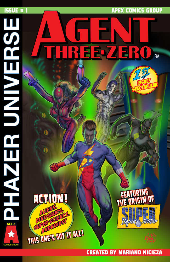 Phazer Universe #1 Cover B Agent Three Zero