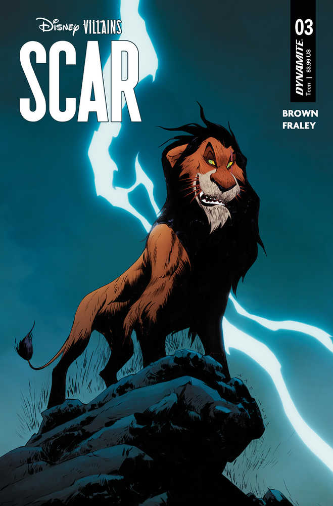 Disney Villains Scar #3 Cover Q Foc Lee Original