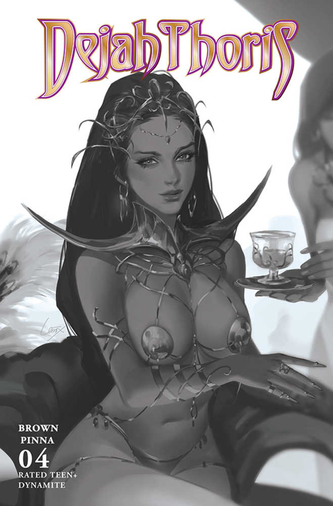 Dejah Thoris (2023) #4 Cover R 7 Copy Foc Variant Edition Leirix Black & White