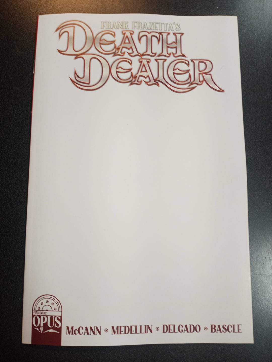 Frank Frazetta Death Dealer #12 Cover C 5 Copy Variant Edition Blank Sket
