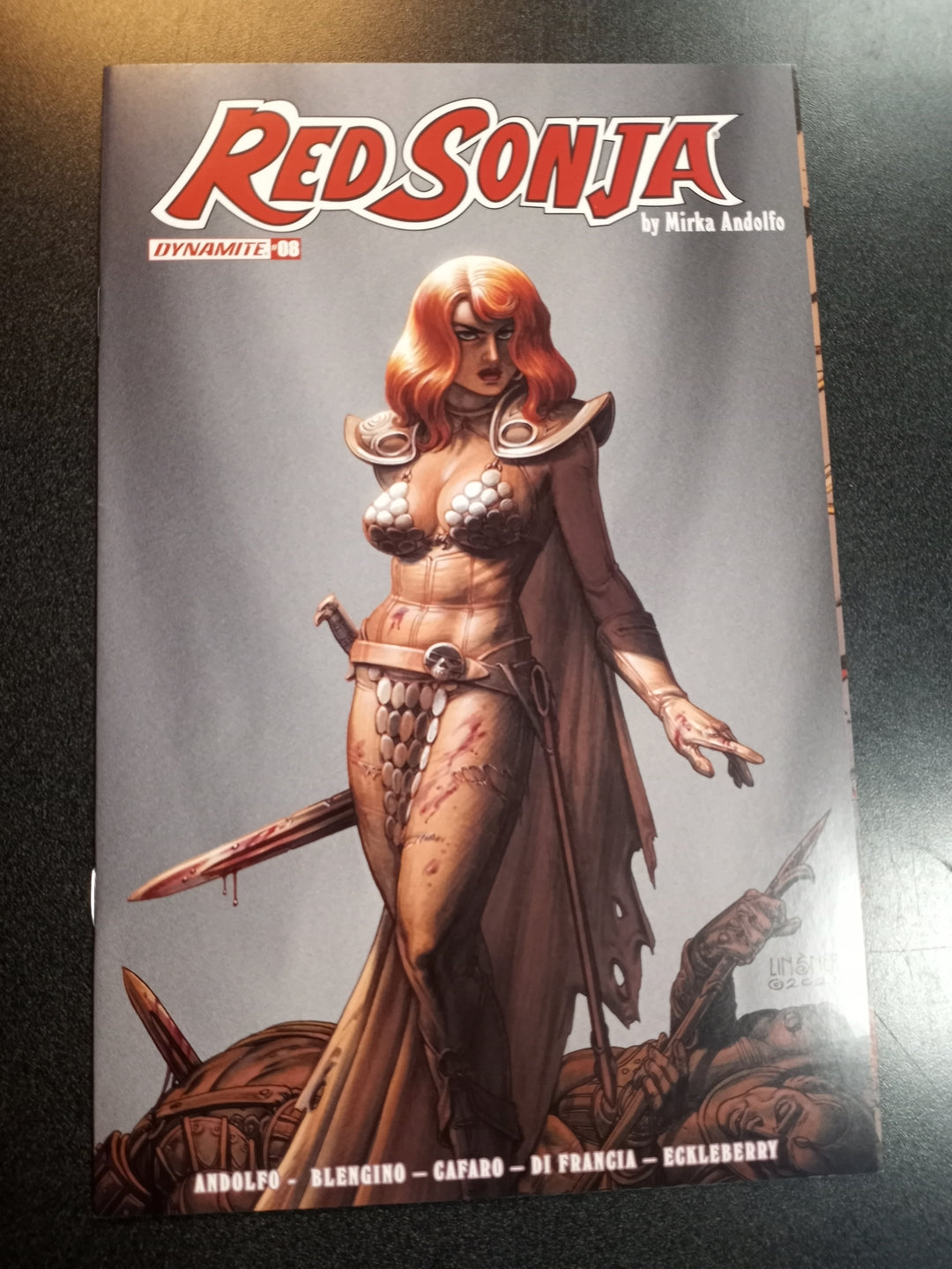 Red Sonja #8 Linsner Cover C