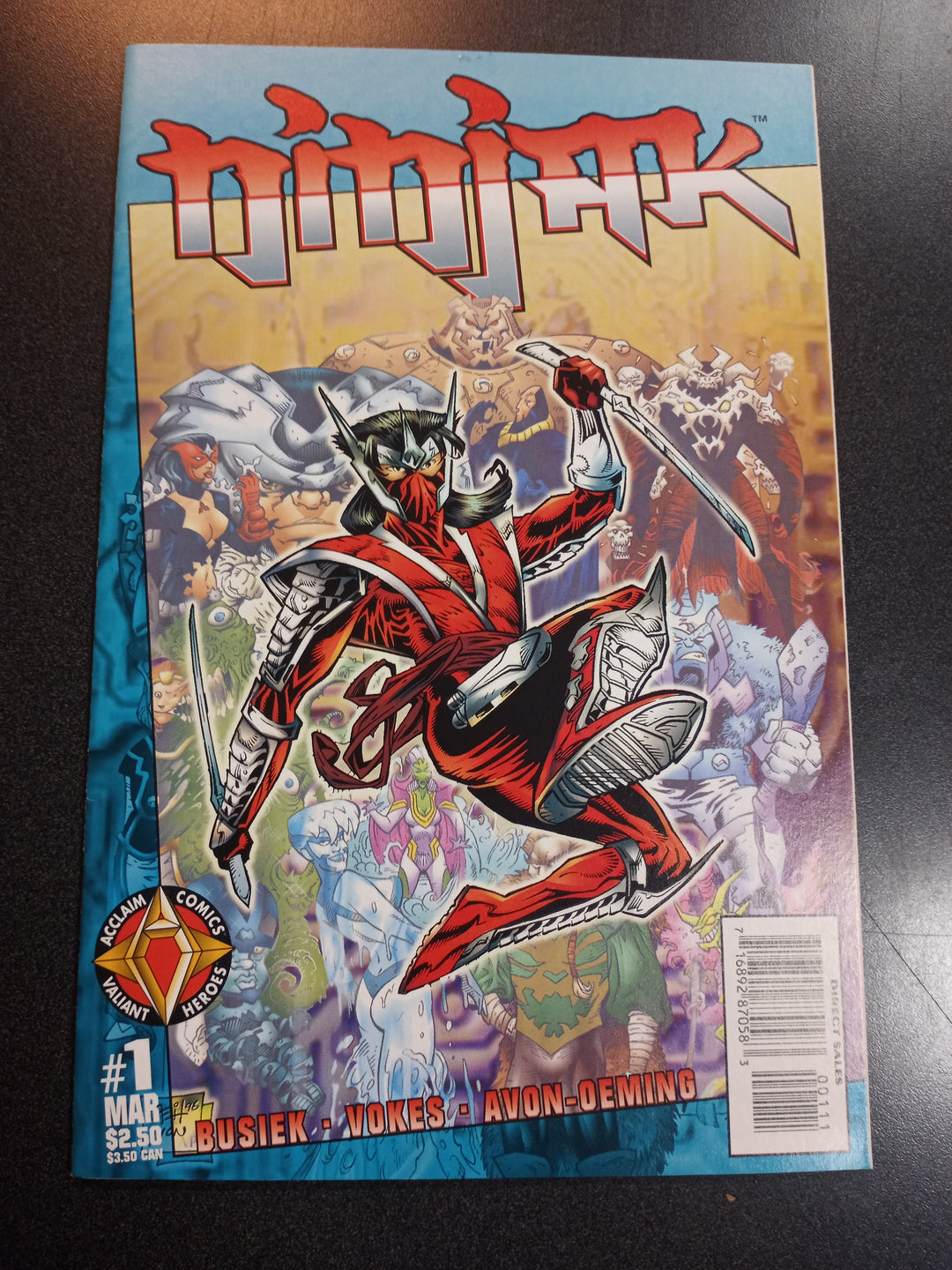 Ninjak #1 (Acclaim) NM