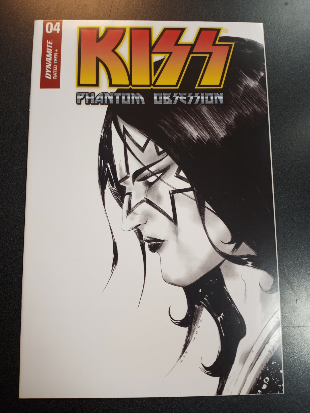 Kiss Phantom Obsession #4 1:10 Jae Lee B&W Variant