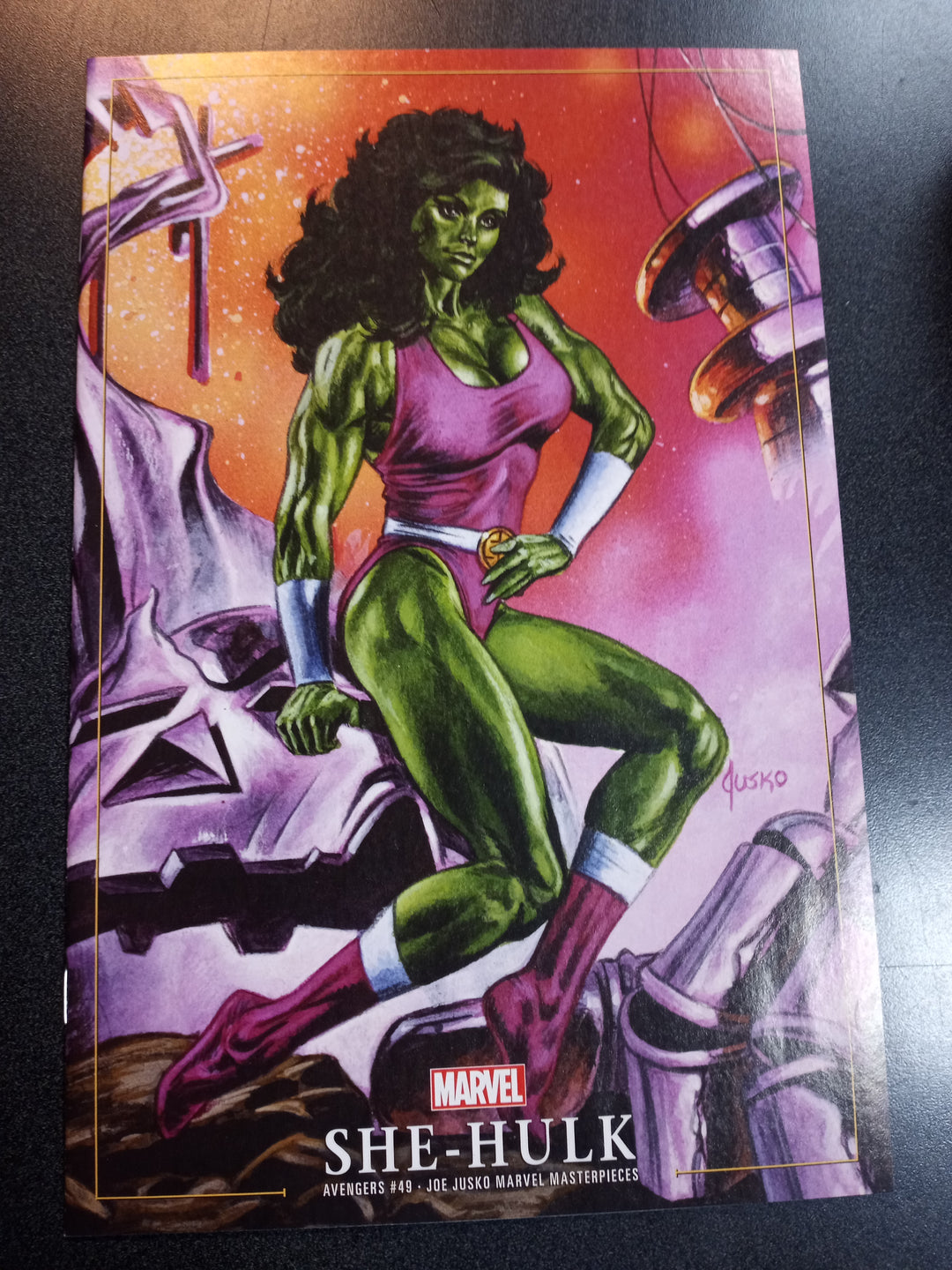Avengers #49 Joe Jusko She-Hulk Masterpieces Variant