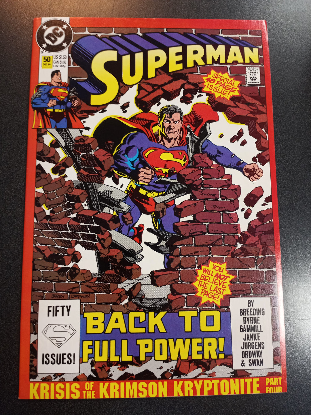Superman Vol 2 #50 (1990) VF/NM
