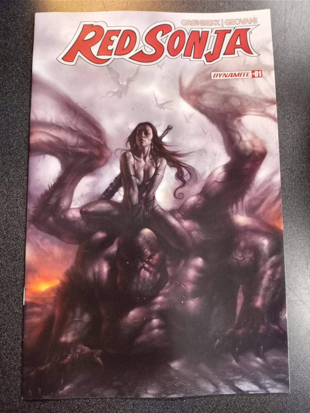 Red Sonja 2023 #1 Cover K 10 Copy Parrillo Original