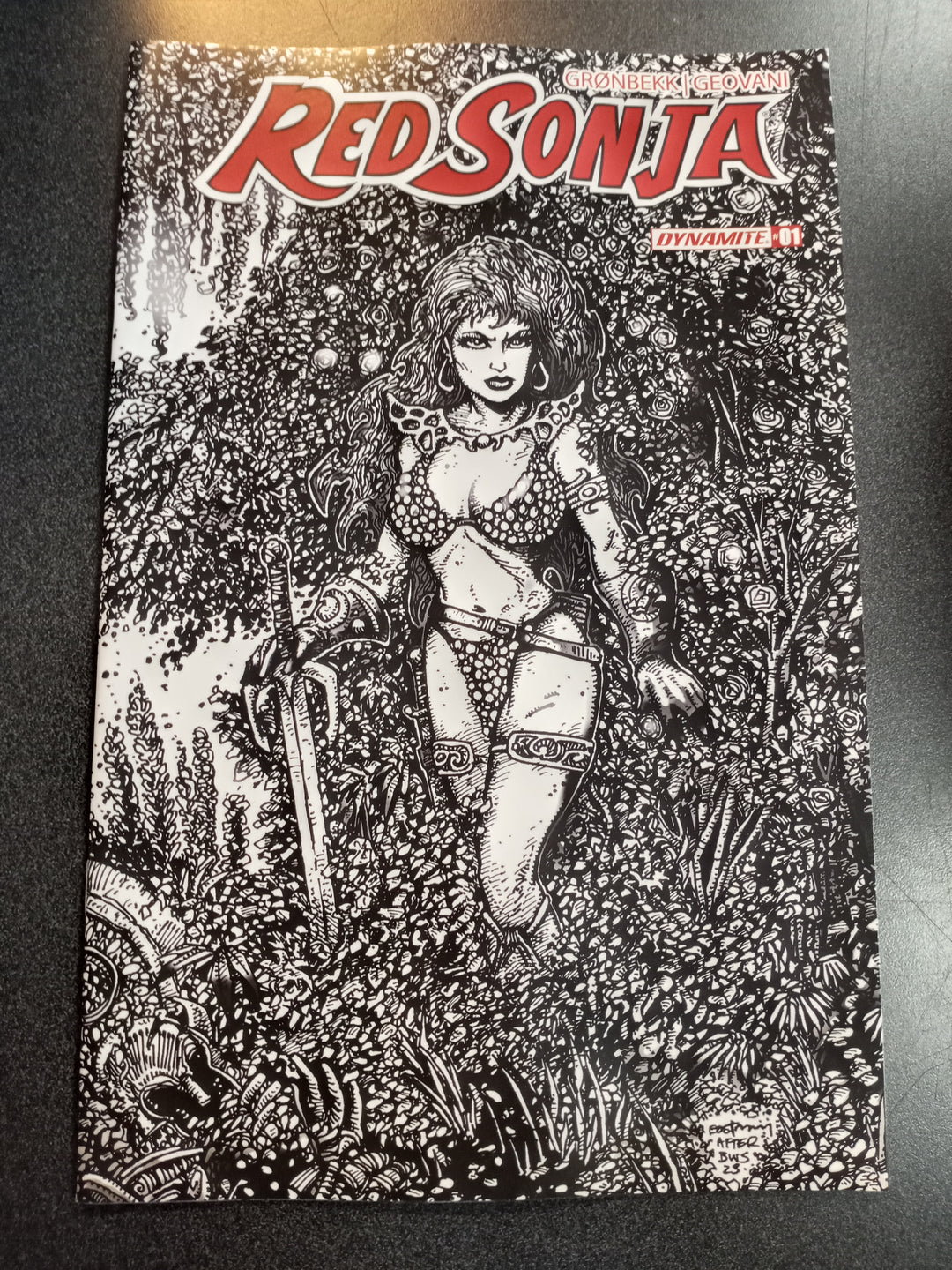 Red Sonja 2023 #1 Cover R 20 Copy Eastman Line Art