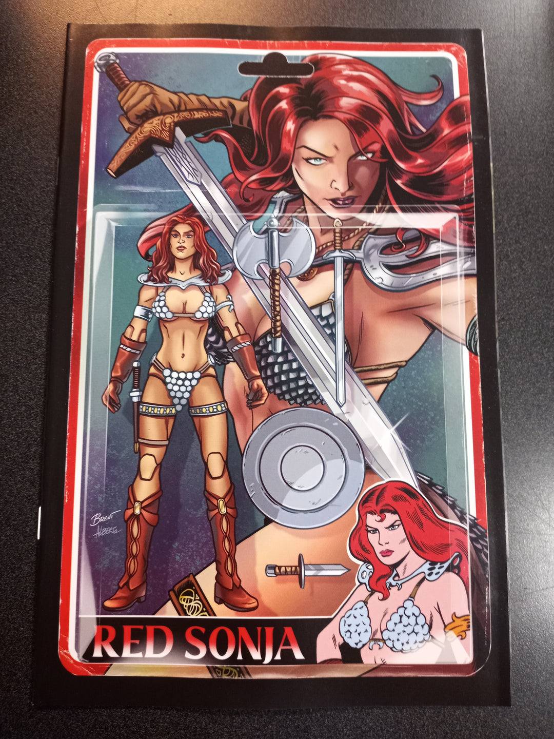Red Sonja 2023 #1 Cover X 25 Copy Action Figure Virgin