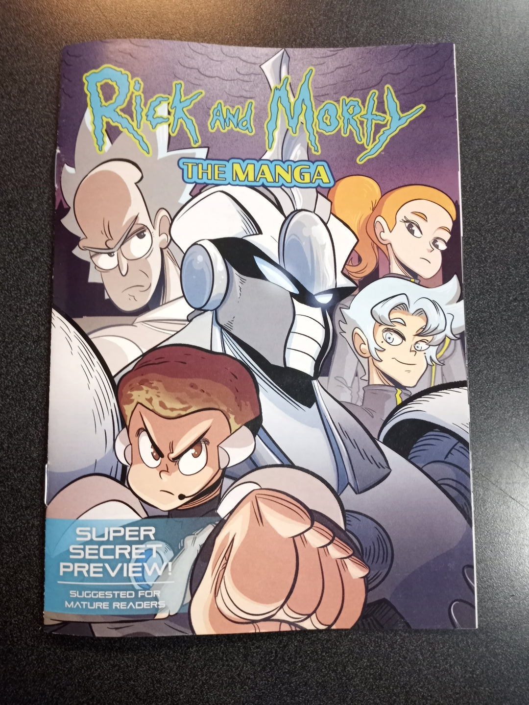 Rick and Morty the Manga Ashcan Comic Super Secret Preview